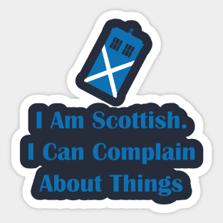 Scottish Doctor Sticker